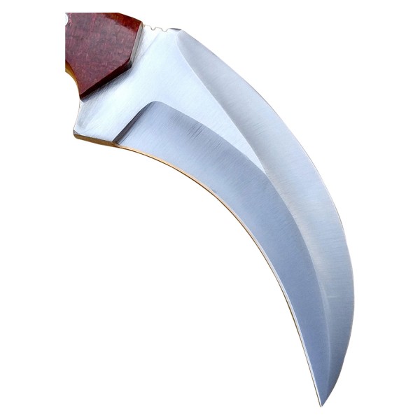 J2 Stainless Steel 11" Karambit - Model 1 (MICARTA)