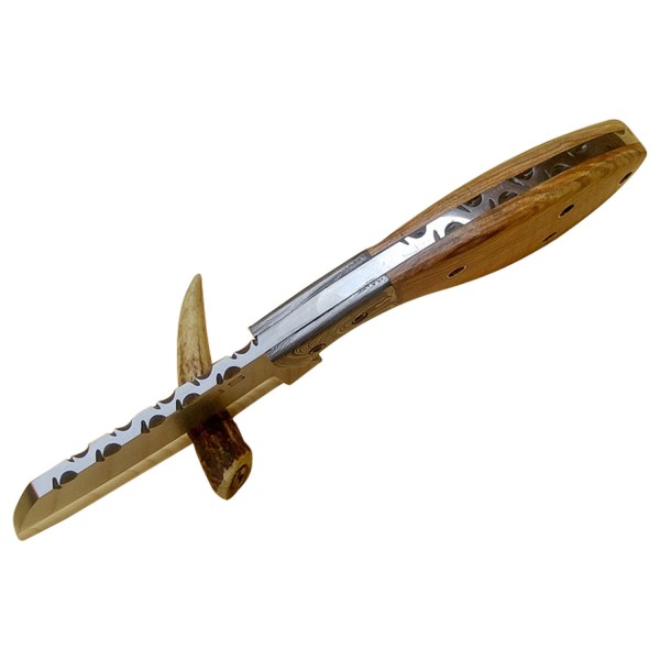 J2 Stainless Steel Cleaver 9" - Model 3 (OLIVE WOOD)