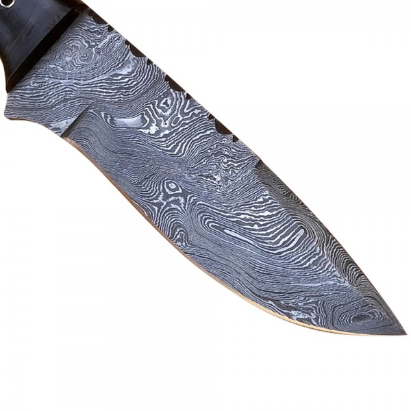Damascus Skinner 9" - Model 7 (Bone)