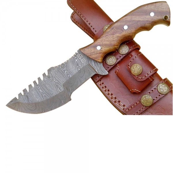 Damascus Tracker 10" - Model 1 (Rose Wood)