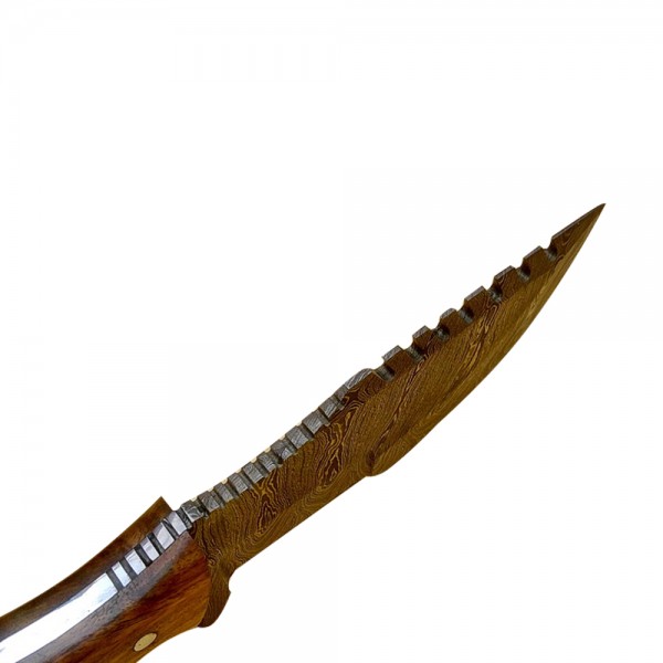 Damascus Tracker 10" - Model 1 (Rose Wood)