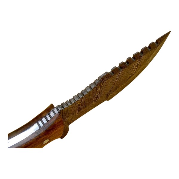 Damascus Tracker 12" - Model 1 (Rose Wood)
