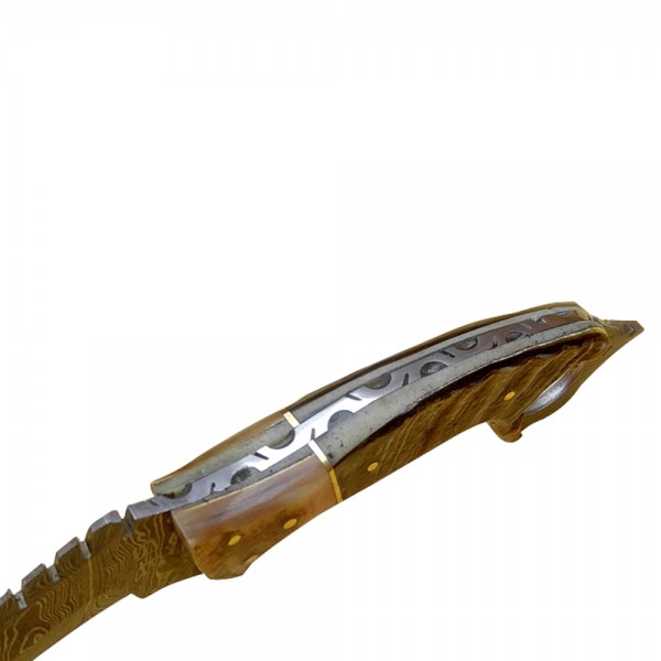 Damascus Karambit 11" - Model 1 (Ram Horn)