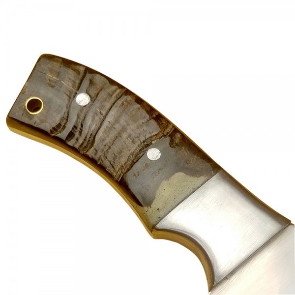  J2 Stainless Steel Cleaver 9" - Model 5 (RAM HORN)