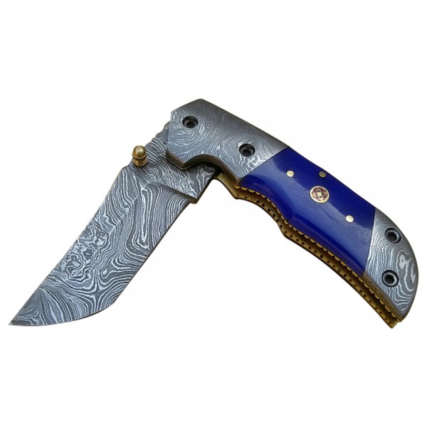 Damascus Folding 7" - Model 2 (PLASTIC)