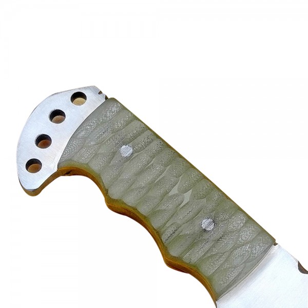J2 Stainless Steel Cleaver 9" - Model 1 (MICARTA)