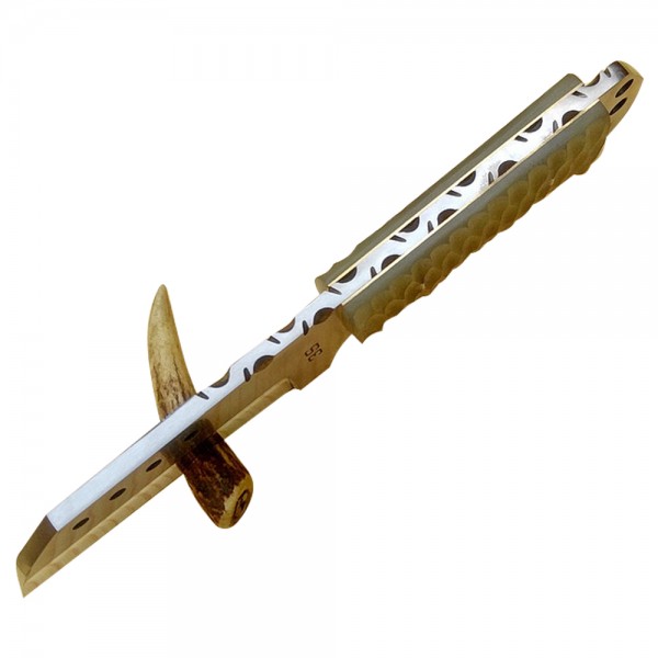 J2 Stainless Steel Cleaver 9" - Model 1 (MICARTA)