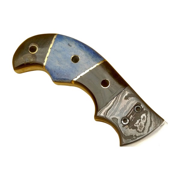 J2 Stainless Steel Cleaver 9" - Model 10 (BUFFALO HORN and COLOR BONE)