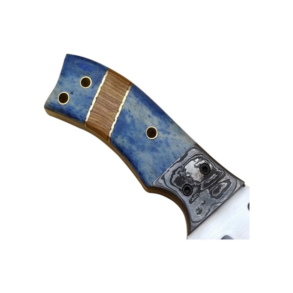 J2 Stainless Steel Cleaver 9" - Model 11 (COLOR BONE and OLIVE WOOD)