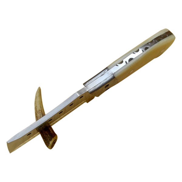 J2 Stainless Steel Cleaver 9" - Model 2 (CAMEL BONE)