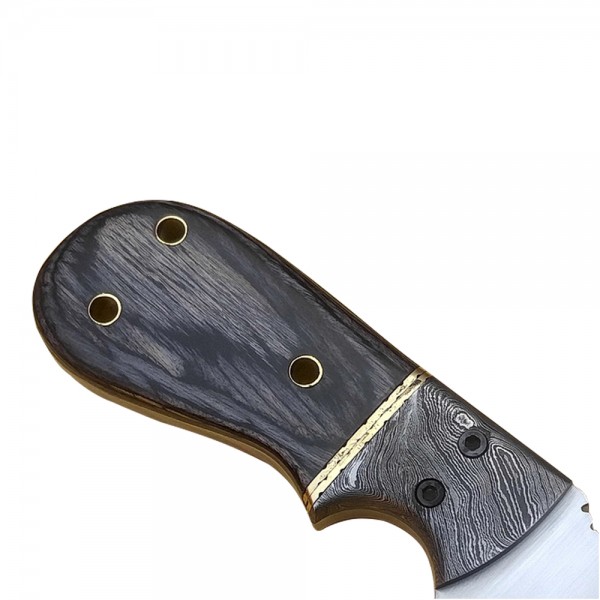 J2 Stainless Steel Cleaver 9" - Model 12 (COLOR WOOD)